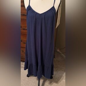 Women’s Vineyard Vines Navy Cotton Sundress Size Large